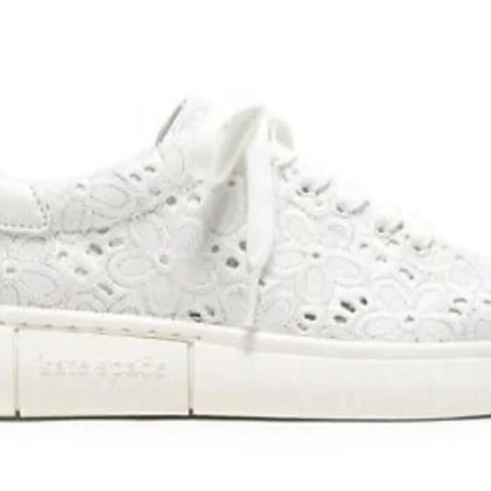 Kate Spade White Lace Sneakers